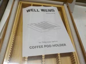 Wood Coffee Pod Holder...