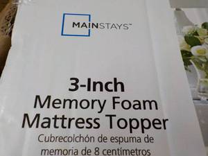 Mainstays King Size Memory Foam Mat...