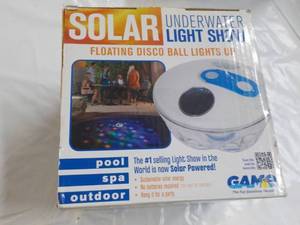 Solar Underwater Light Show...