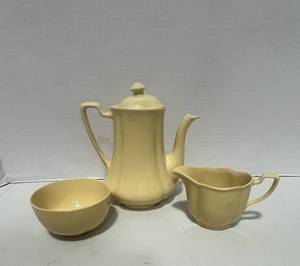 Johnson Bros. England Tea Pot, Creamer and Sugar