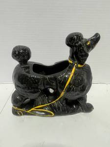 Vintage McCoy Poodle Planter