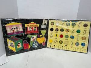 1953 and 1958 Whitman Publishing Cardboard Puzzles