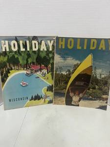 1949 and 1955 HOLIDAY Magazines Wisconsin Minnesota