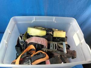 Variety of heavy duty ratchet and tie-down straps
