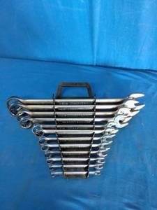 Craftsman SAE 12-point combination wrenches.