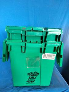 Round Trip Totes designed for heavy-duty storage and transport.