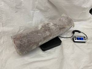 B - Webster City Custom Meats Hickory Smoke Ham Roll for Slicing 15 Lb