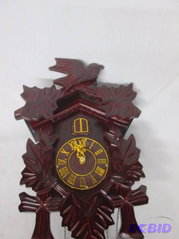 lot 29 image: Cherry Cuckoo Clock