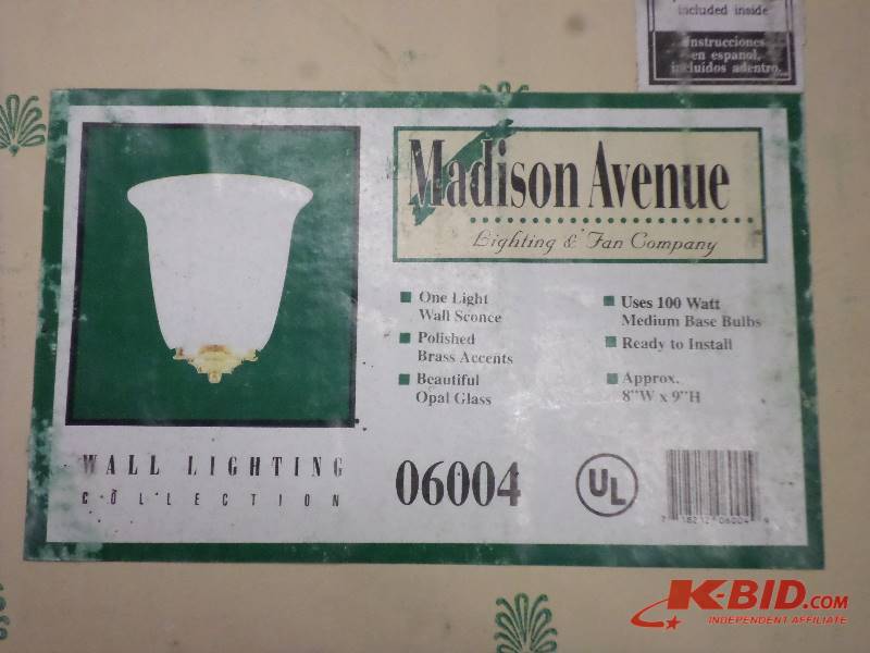 lot 38 image: (2) New Madison Avenue 8x9 Wall S...