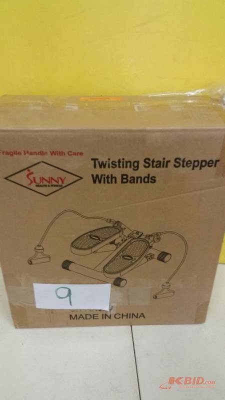 lot 9 image: Twisting Stair Stepper with Bands
