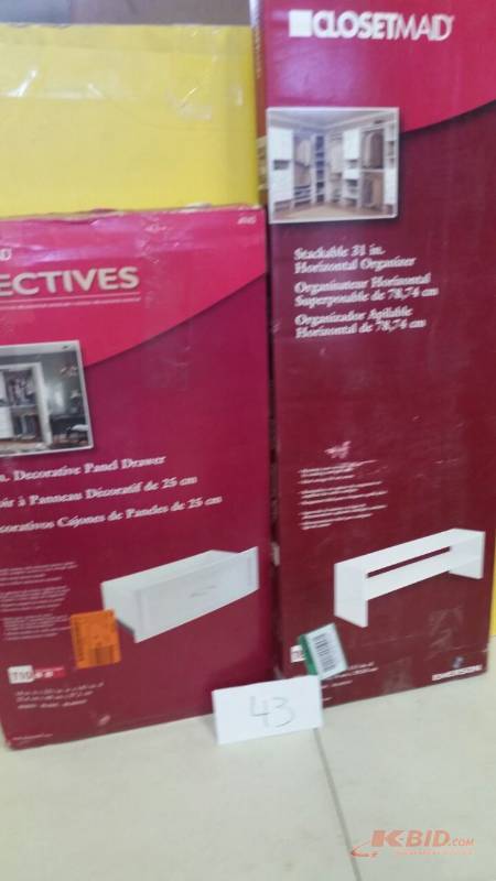 lot 43 image: lot of 2 Closermaid kits