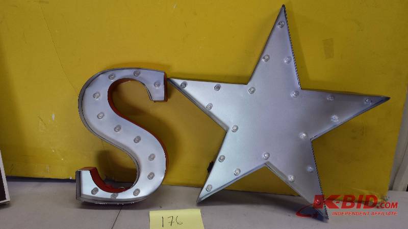 lot 176 image: Lighted Signs