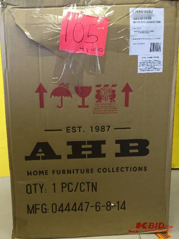 lot 105 image: Lot of 4 Wilmington 26 in. Counter Stools  in Navajo