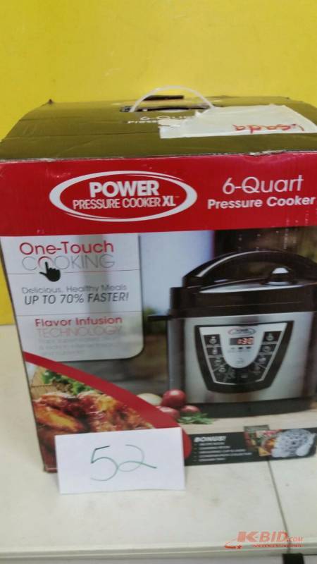 lot 52 image: 6 QT Preassure Cooker
