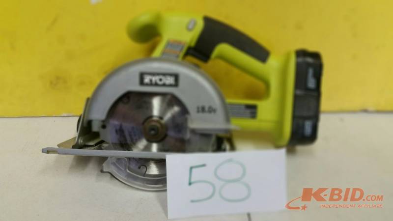 lot 58 image: Ryobi Saw