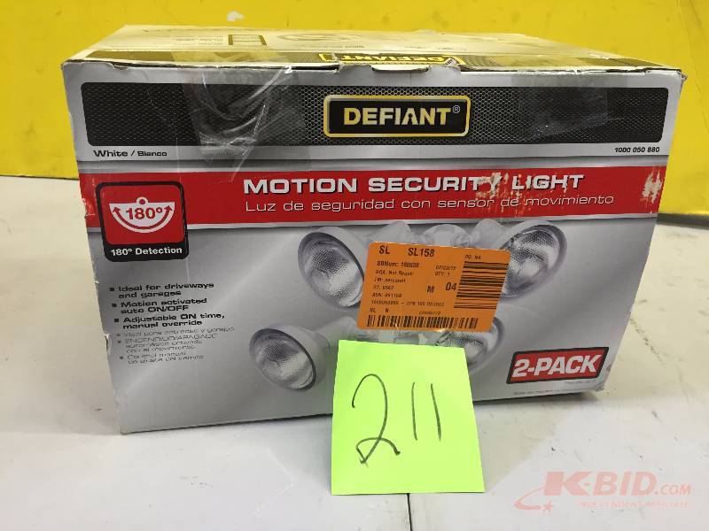 lot 211 image: Motion Security Light