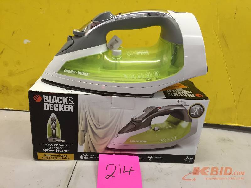 lot 214 image: Black And Decker Iron