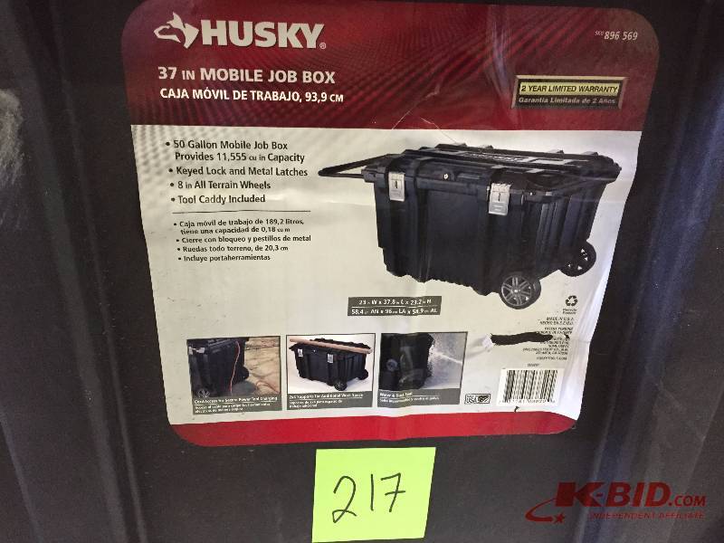 lot 217 image: Husky 37 in MobileJob Box
