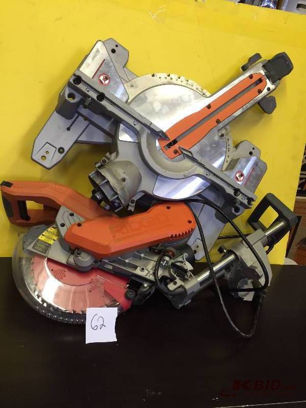 lot 62 image: Ridgid saw