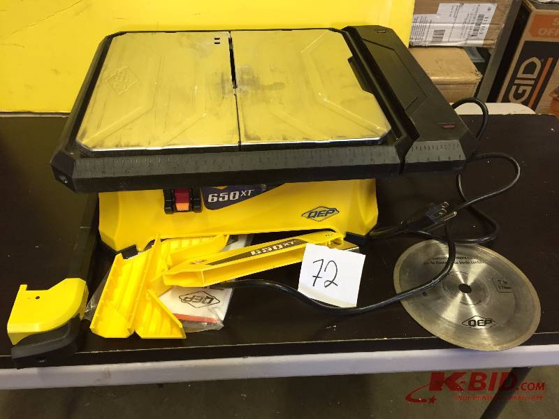 lot 72 image: QEP 650 xt Tile Saw