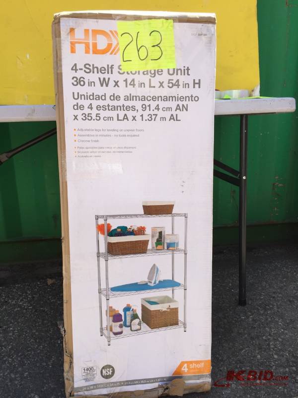 lot 263 image: HDX Storage Unit