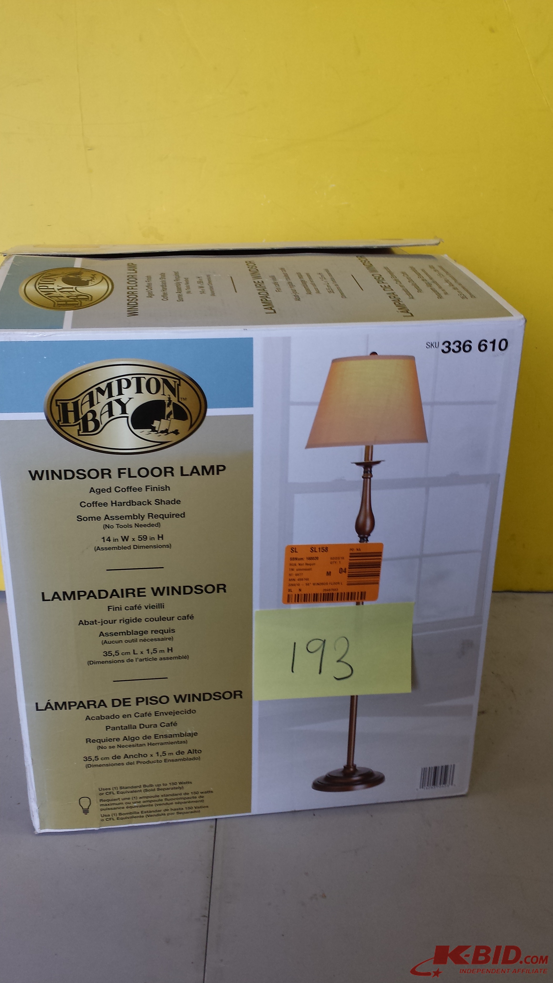 lot 193 image: Windsor Floor Lamp