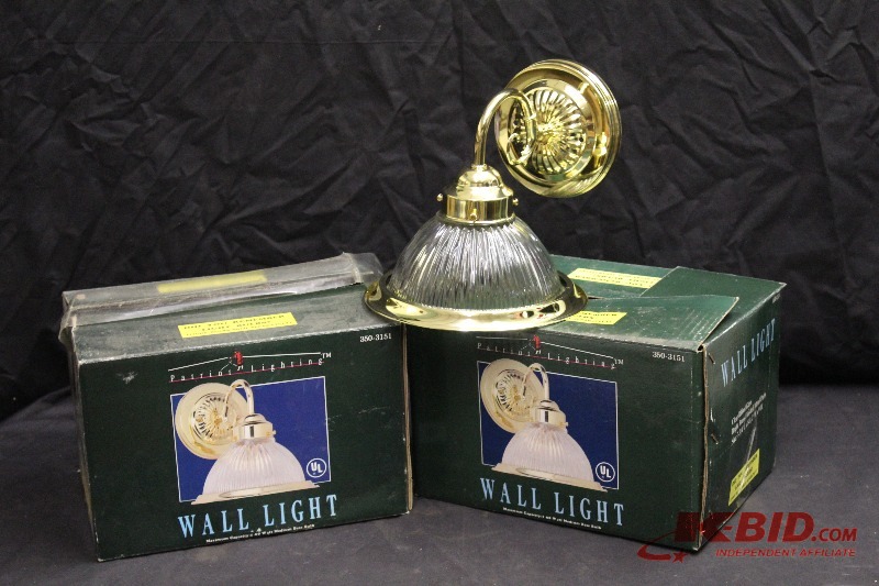 Pair of Patriot Lighting Wall Lights