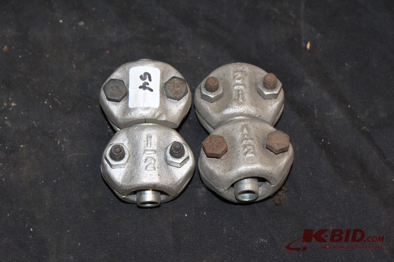 12 Hose Clamp Connectors, pair of 2