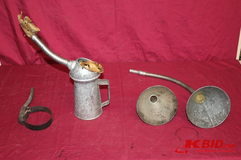 Funnels, Oil Filter Wrench, and Oiler