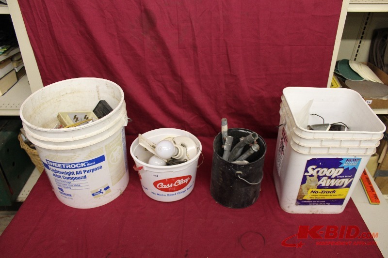 Buckets of Home Electrical Supplies