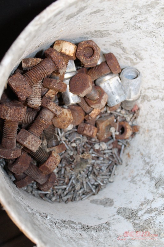 Big Bolts with Nuts and Lag Screws