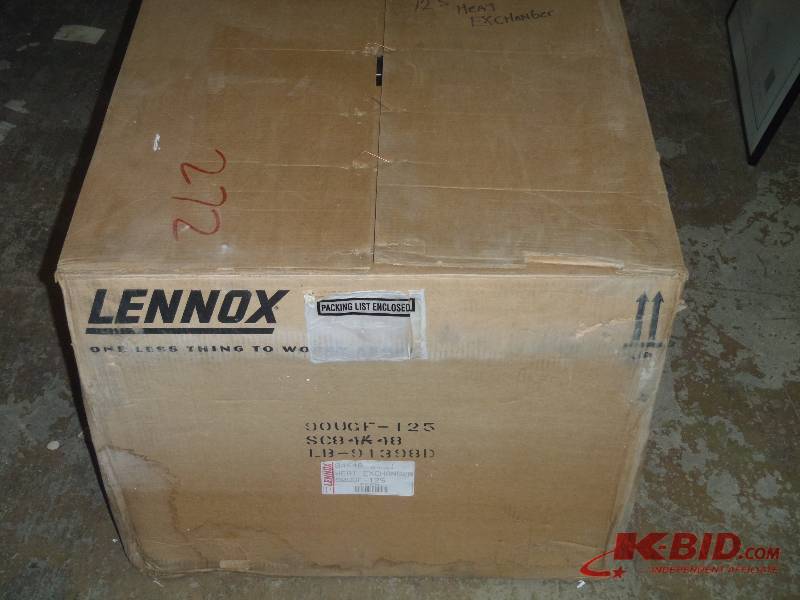 lot 3 image: Lennox 84K48 Heat Exchanger