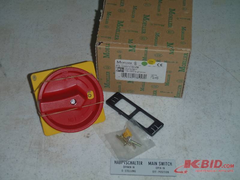 lot 42 image: Moeller P3-100VSVB Main Switch