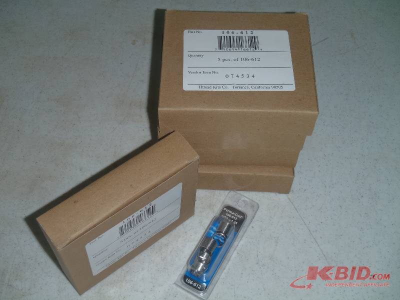 lot 62 image: Five Boxes (6 Packages per Box) of Perma-Coil 106-612 Thread Repair Coil 12x1.25mm