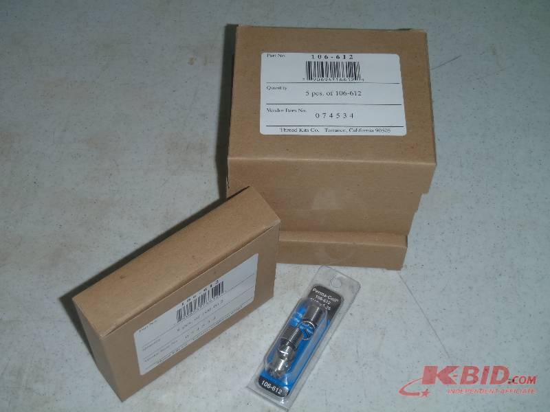 lot 63 image: Five Boxes (6 Packages per Box) of Perma-Coil 106-612 Thread Repair Coil 12x1.25mm