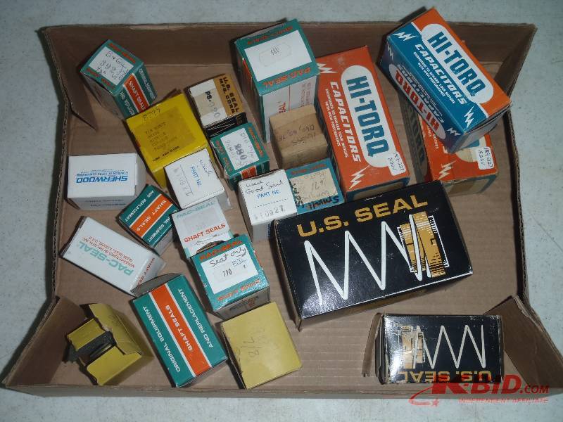 lot 73 image: Shaft Seals and Capacitors
