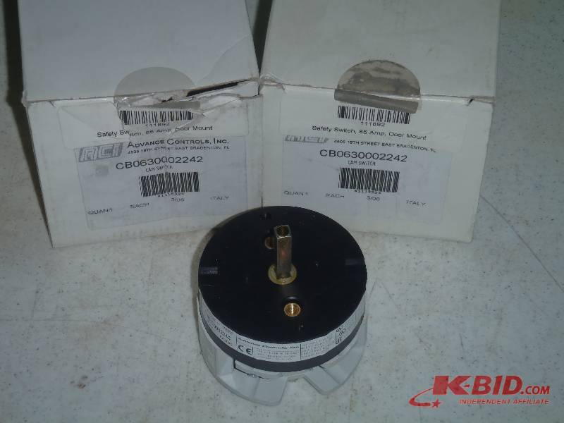 lot 82 image: Two (2) Advance Controls Inc CB0630002242 Cam Switch