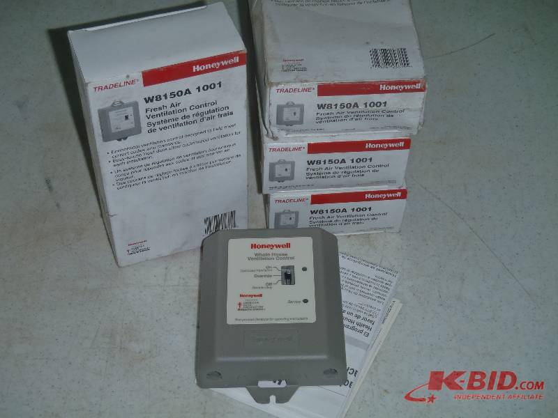 lot 87 image: Four (4) Honeywell W8150A1001 Fresh Air Ventilation Control