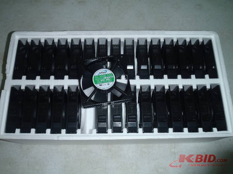 lot 112 image: Thirty (30) Sofasco A12025V2MBT AC Axial Fans 230V 0.07A