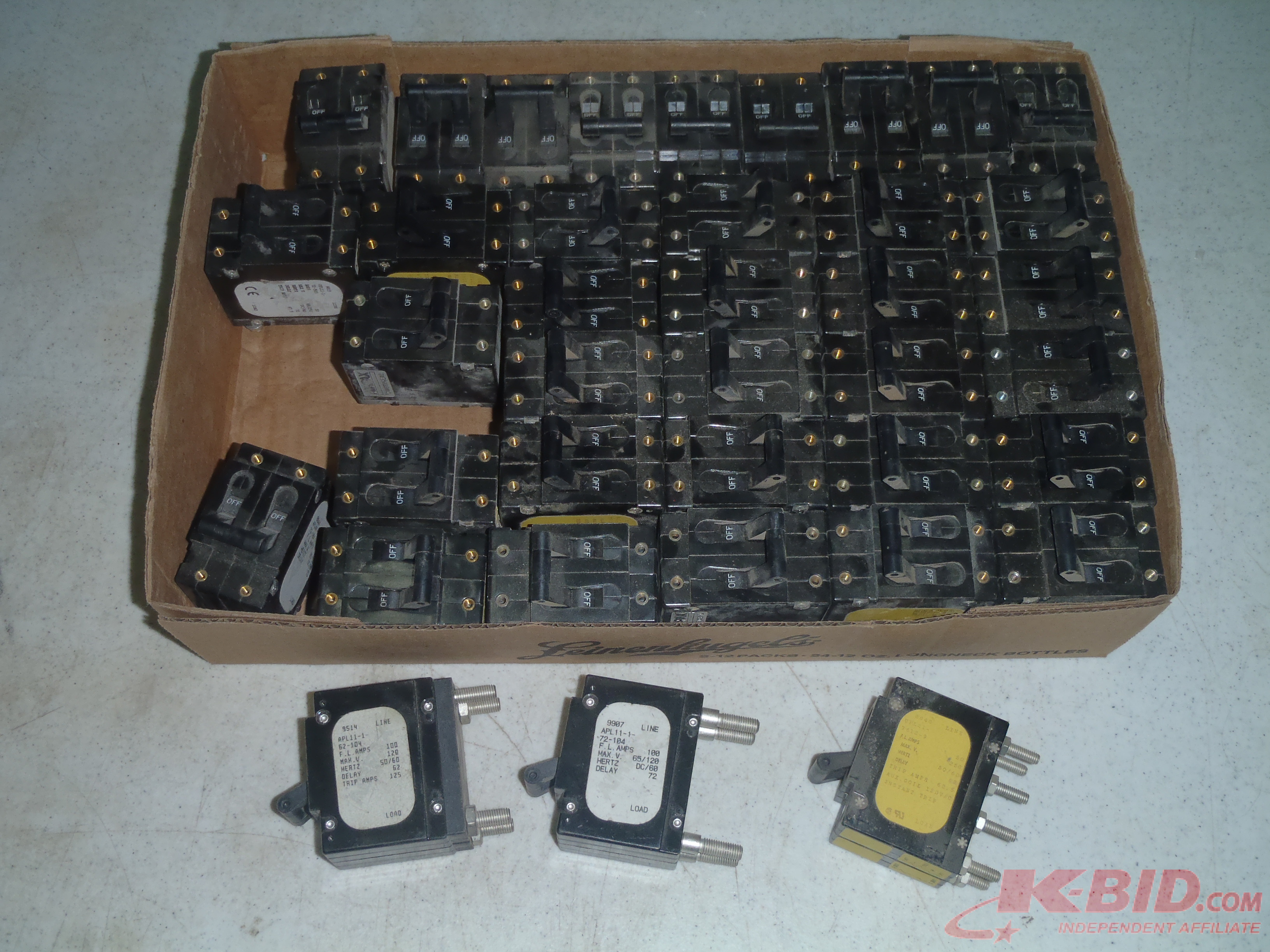 lot 120 image: Flat of Marine Circuit Breakers