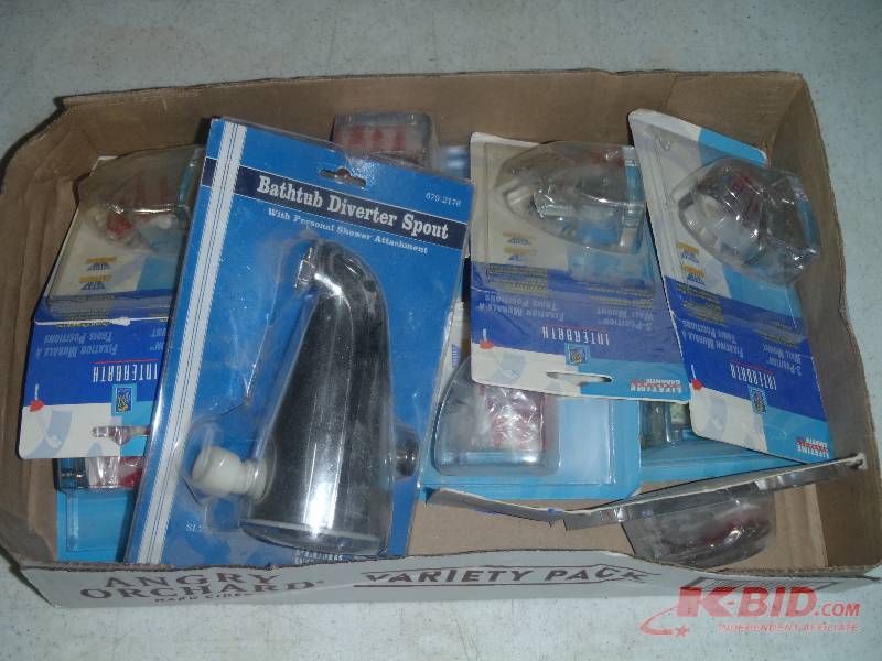 lot 135 image: Interbath 3-Position Wall Mounts and Bathtub Diverter Spout