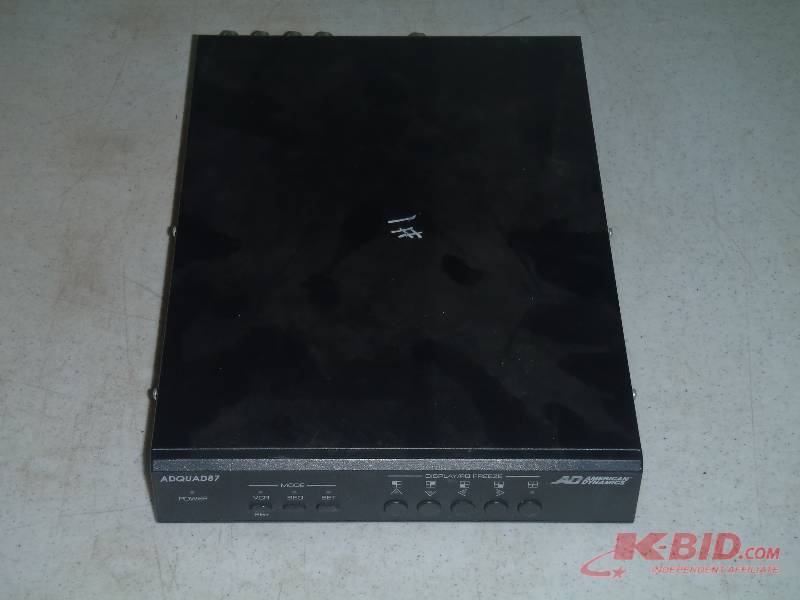 lot 139 image: American Dynamics ADQUAD87 CCTV Color Processor 4CH Quad Color