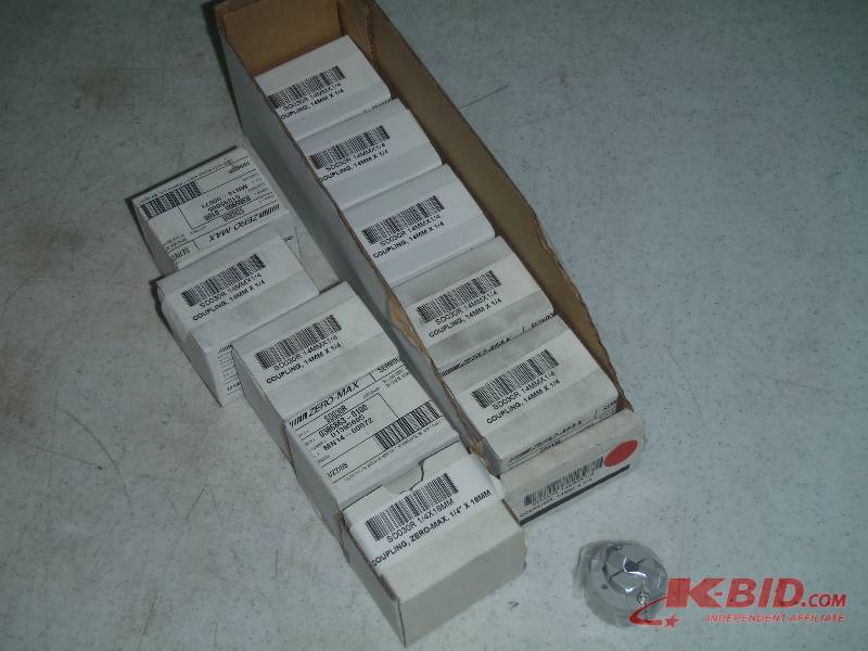 lot 140 image: Zero-Max SD030R 14mm x 14 Couplings