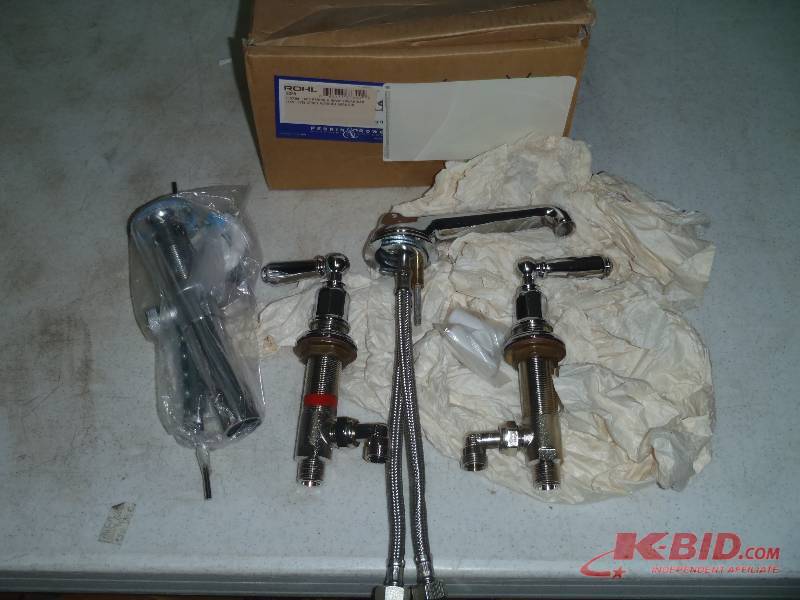 lot 166 image: Rohl U.3739L-APC Edwardian Chrome Faucet