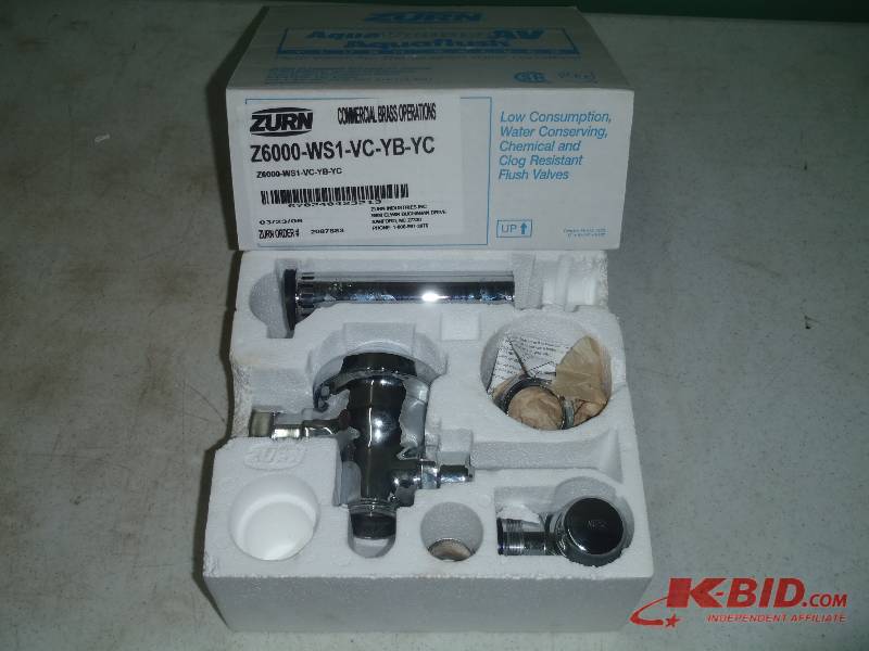 lot 168 image: Zurn Z6000-WS1-VC-YB-YC Aquaflush 1.6GPM Flush Valve