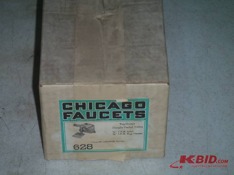 lot 174 image: Chicago Faucets 628 Top Outlet Single Pedal Valve