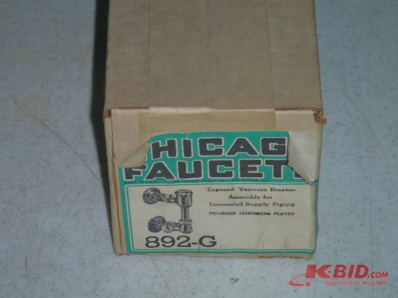 lot 180 image: Chicago Faucets 892-G Exposed Vacuum Breaker