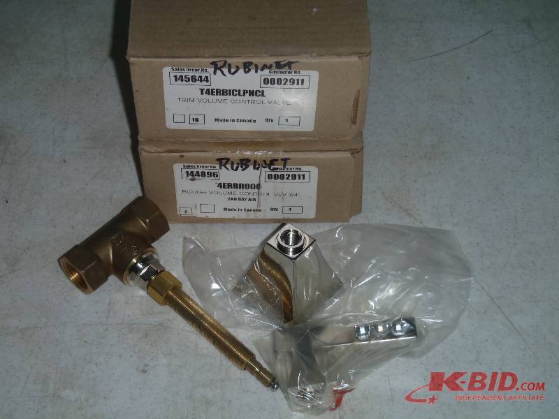lot 185 image: Rubinet T4ERBICLPNCL4ERBR000 Volume Control Faucet