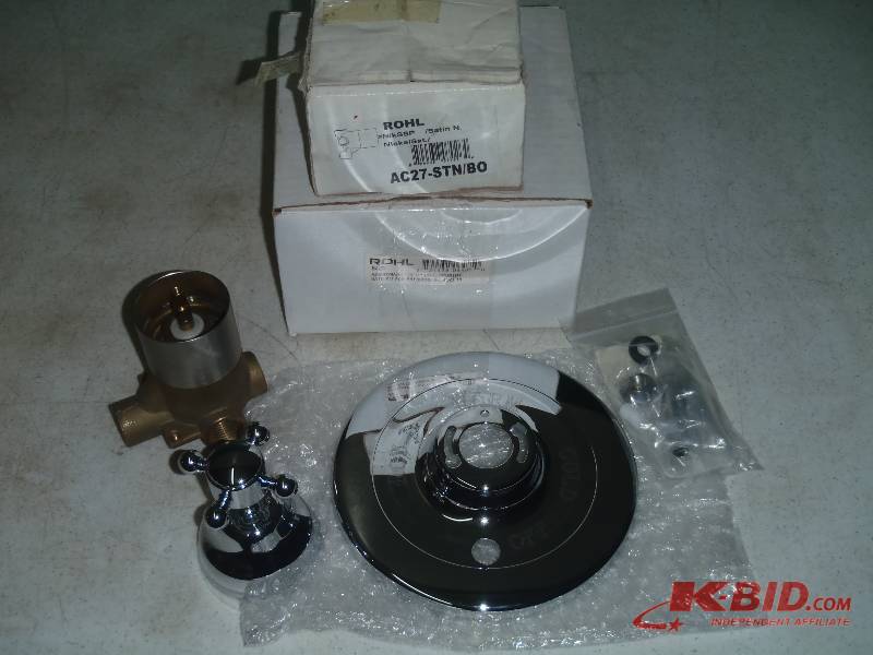 lot 186 image: Rohl AC27-STNBO and A2400XMAPC Shower Faucet