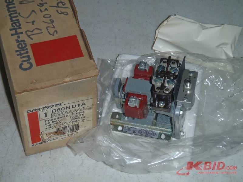 lot 202 image: Cutler-Hammer D80ND1A Pneumatic Timer